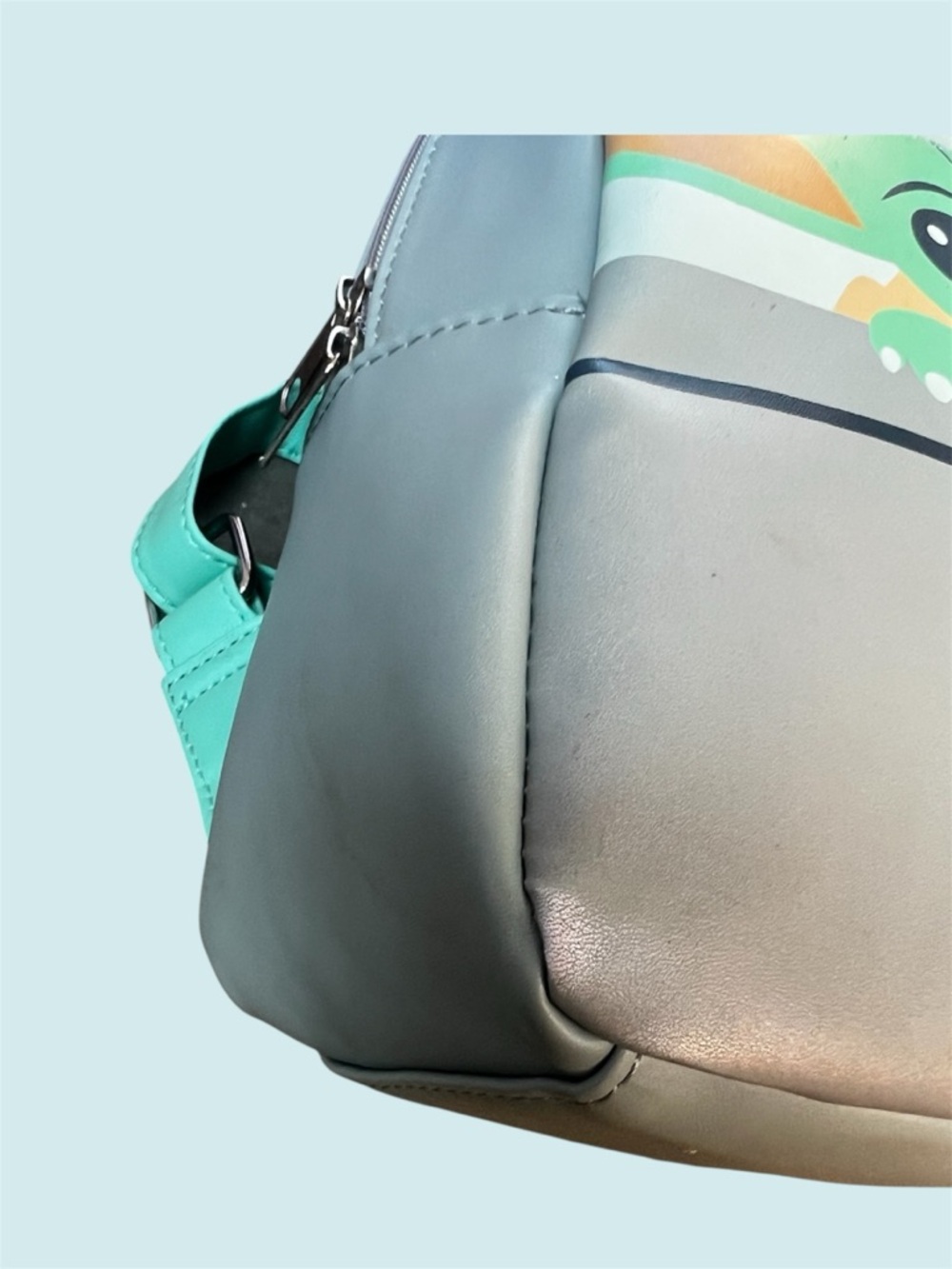 Star Wars Funko Mini Backpack Mandalorian Baby Grogu Yoda Faux Leather Bag - Picture 4 of 7